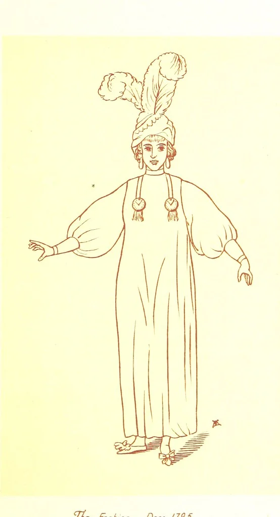 An illustration from Old Times: a picture of social life at the end of the eighteenth century ... With ... illustrations. L.P, 1885, leaf 161