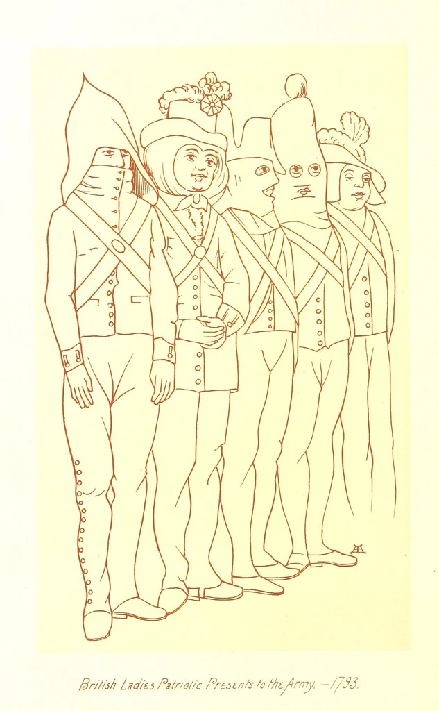 An illustration from Old Times: a picture of social life at the end of the eighteenth century ... With ... illustrations. L.P, 1885, leaf 190