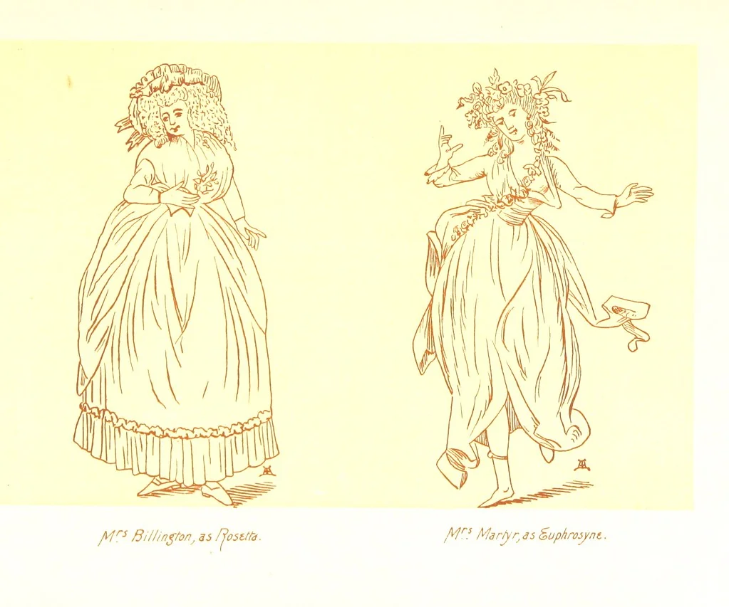 An illustration from Old Times: a picture of social life at the end of the eighteenth century ... With ... illustrations. L.P, 1885, leaf 341