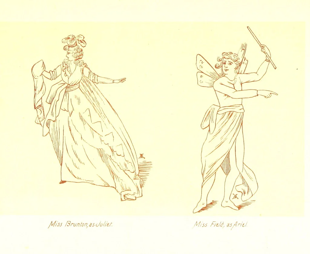 An illustration from Old Times: a picture of social life at the end of the eighteenth century ... With ... illustrations. L.P, 1885, leaf 343