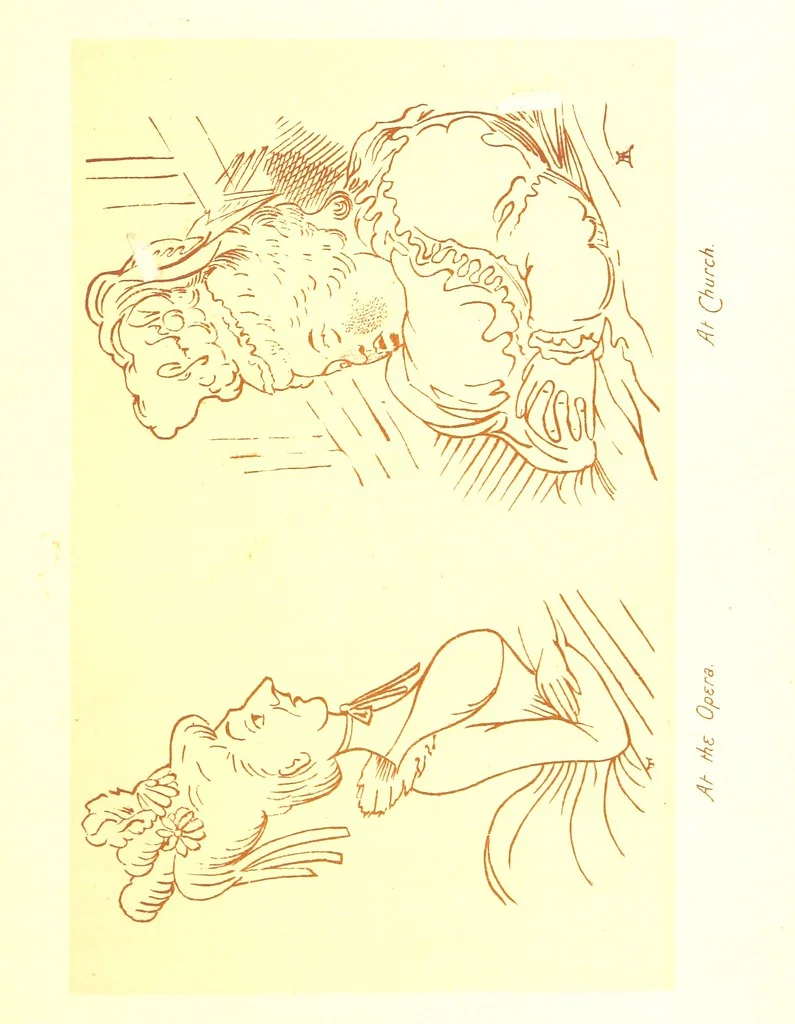 An illustration from Old Times: a picture of social life at the end of the eighteenth century ... With ... illustrations. L.P, 1885, leaf 359