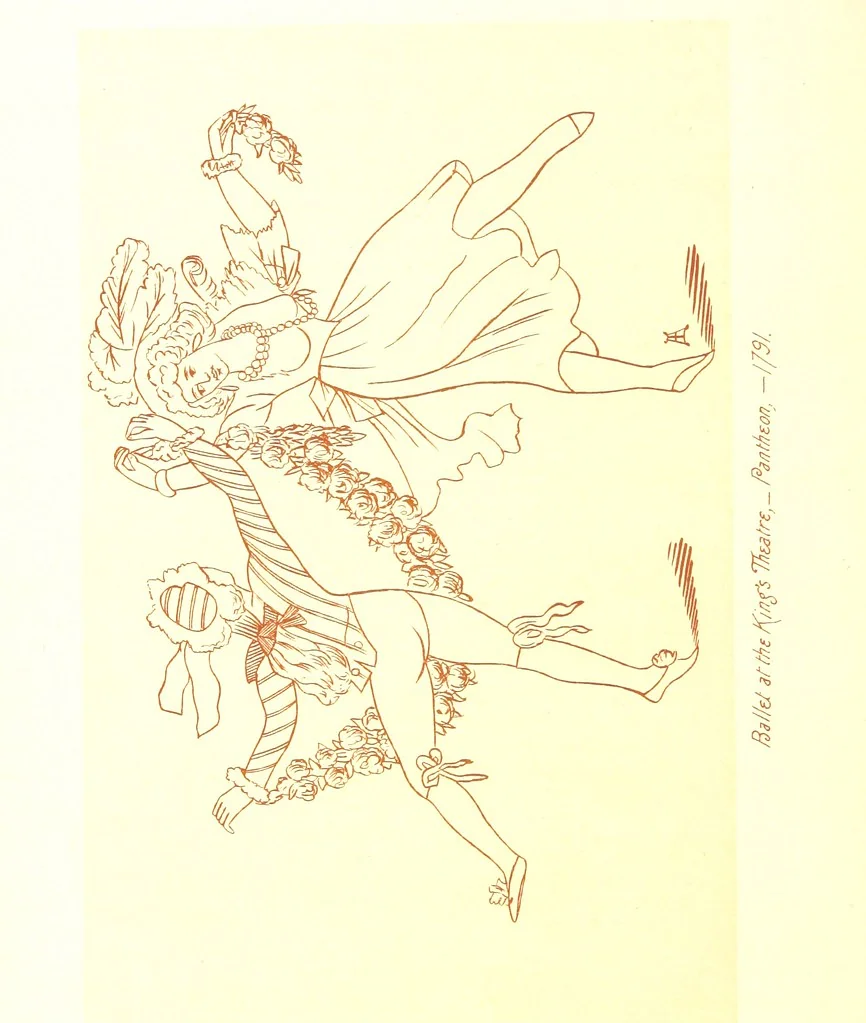 An illustration from Old Times: a picture of social life at the end of the eighteenth century ... With ... illustrations. L.P, 1885, leaf 370