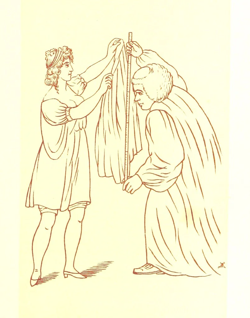 An illustration from Old Times: a picture of social life at the end of the eighteenth century ... With ... illustrations. L.P, 1885, leaf 381