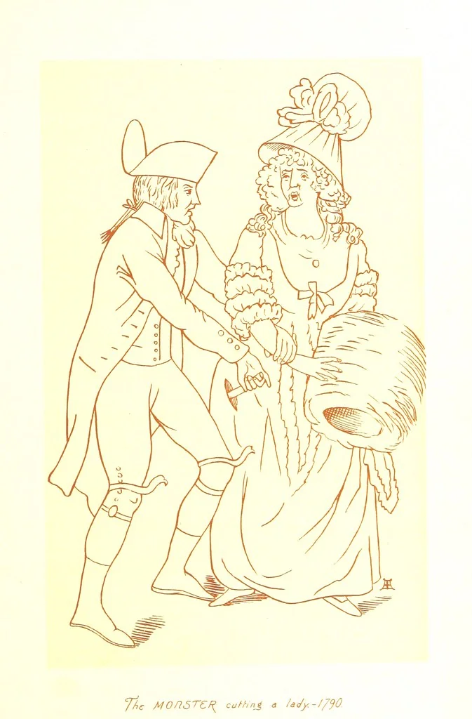 An illustration from Old Times: a picture of social life at the end of the eighteenth century ... With ... illustrations. L.P, 1885, leaf 427