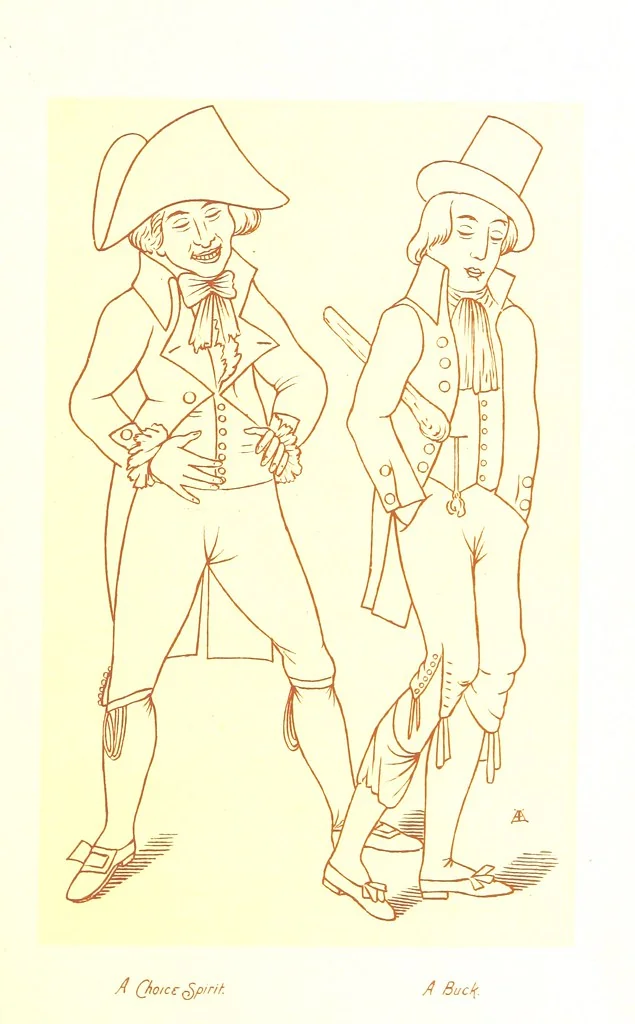 An illustration from Old Times: a picture of social life at the end of the eighteenth century ... With ... illustrations. L.P, 1885, leaf 81
