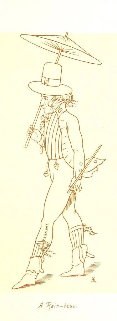 An illustration from Old Times: a picture of social life at the end of the eighteenth century ... With ... illustrations. L.P, 1885, leaf 87