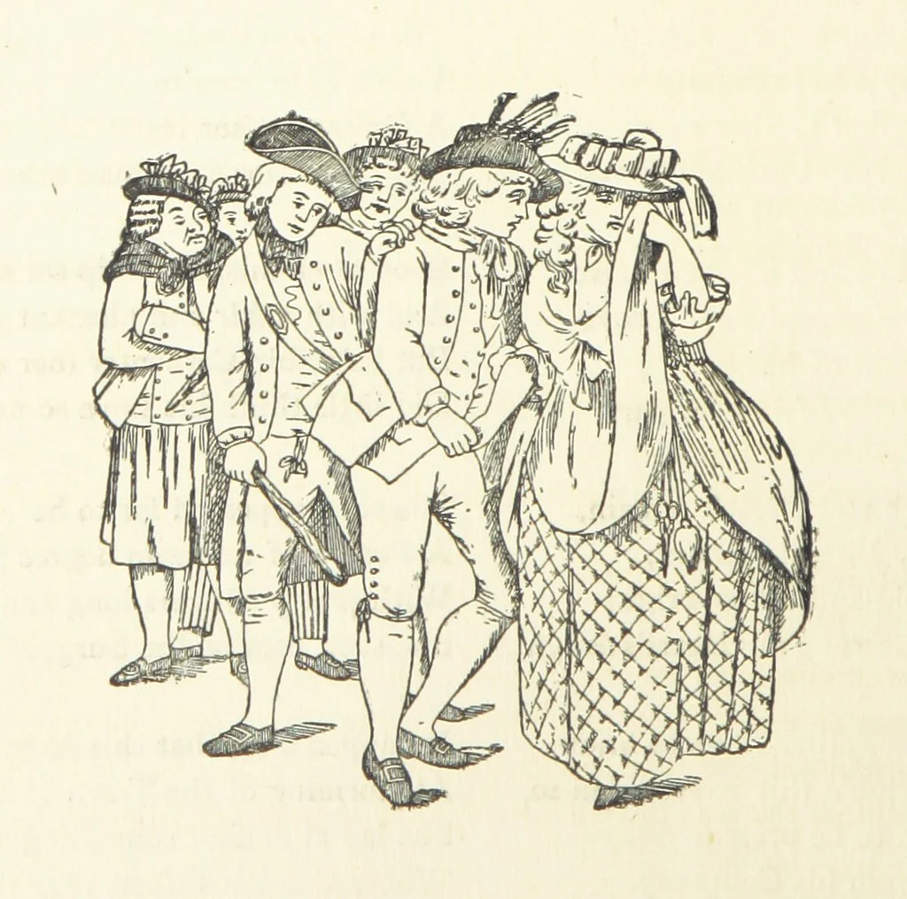 An illustration from Real Sailor-Songs. Collected and edited by J. Ashton. Two hundred illustrations. [Reproductions of broadsheets, 1891, leaf 100
