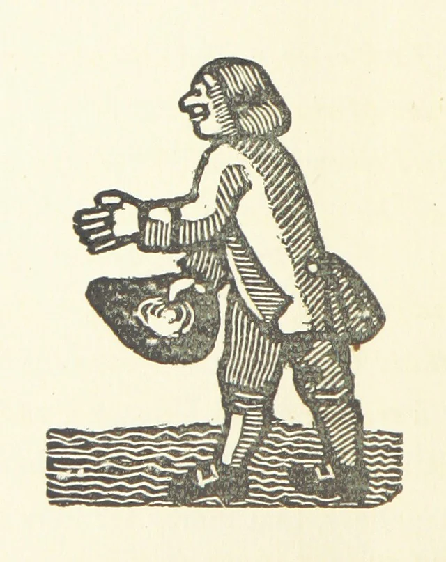 An illustration from Real Sailor-Songs. Collected and edited by J. Ashton. Two hundred illustrations. [Reproductions of broadsheets, 1891, leaf 146