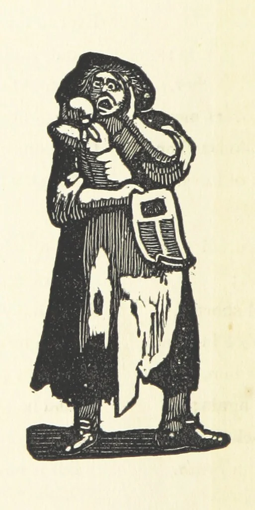 An illustration from Real Sailor-Songs. Collected and edited by J. Ashton. Two hundred illustrations. [Reproductions of broadsheets, 1891, leaf 176