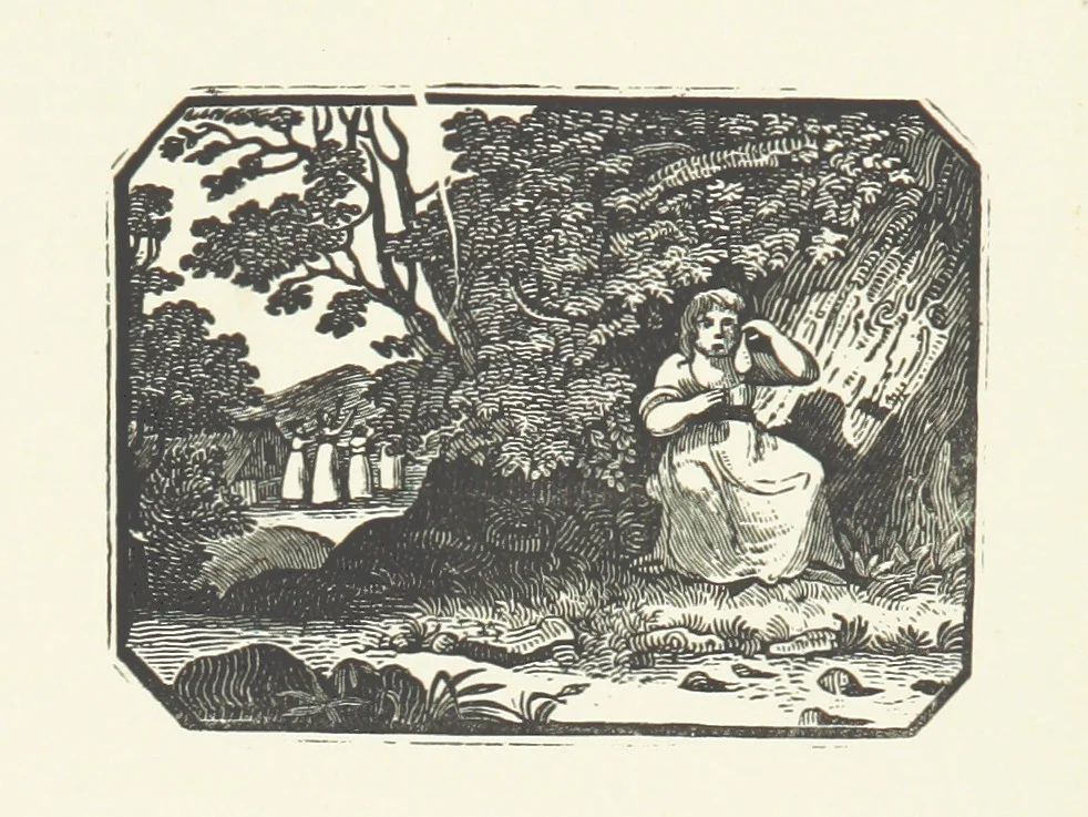An illustration from Real Sailor-Songs. Collected and edited by J. Ashton. Two hundred illustrations. [Reproductions of broadsheets, 1891, leaf 177