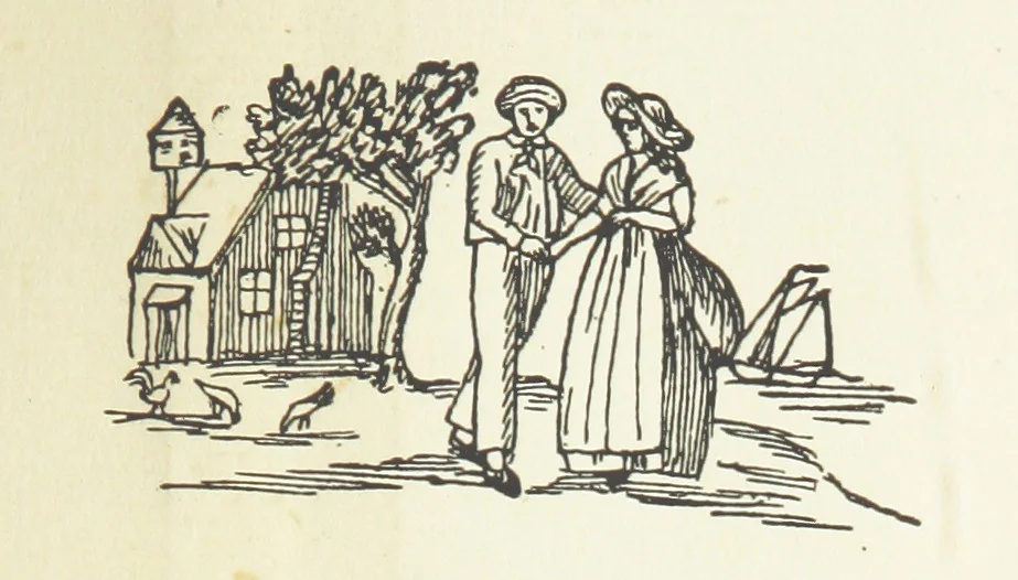 An illustration from Real Sailor-Songs. Collected and edited by J. Ashton. Two hundred illustrations. [Reproductions of broadsheets, 1891, leaf 193