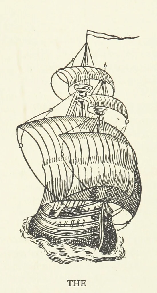 An illustration from Real Sailor-Songs. Collected and edited by J. Ashton. Two hundred illustrations. [Reproductions of broadsheets, 1891, leaf 203
