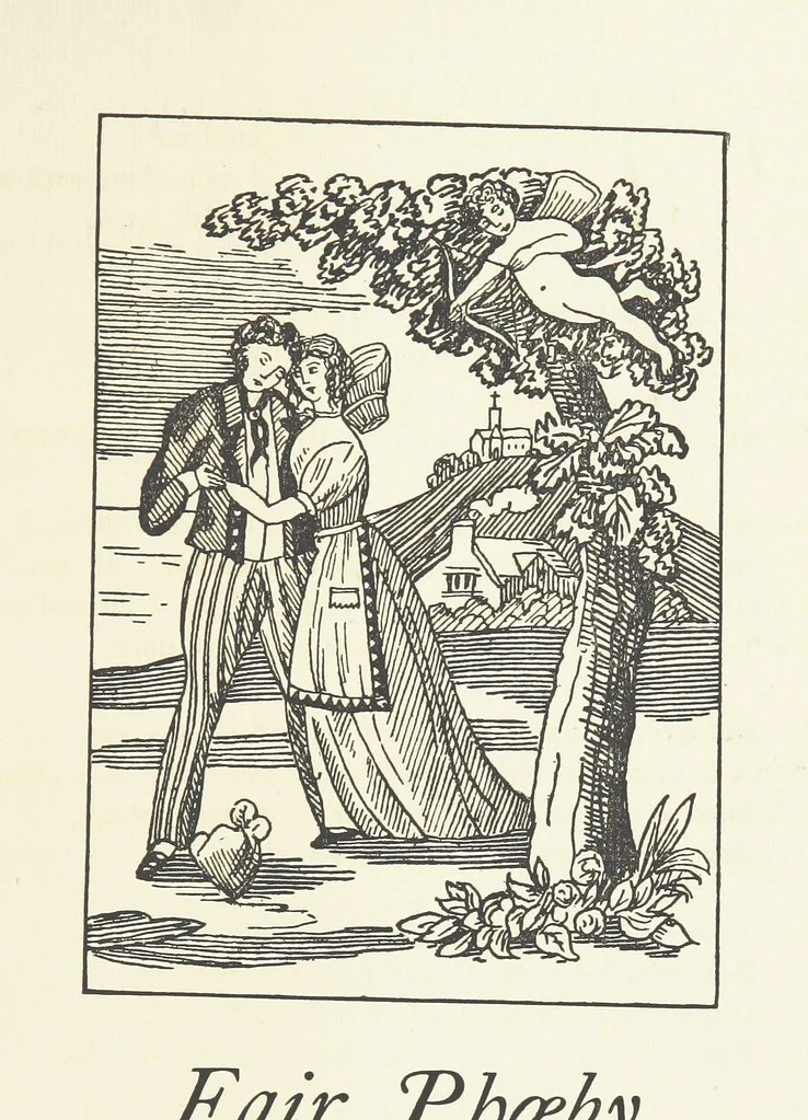 An illustration from Real Sailor-Songs. Collected and edited by J. Ashton. Two hundred illustrations. [Reproductions of broadsheets, 1891, leaf 217