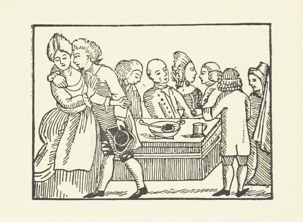 An illustration from Real Sailor-Songs. Collected and edited by J. Ashton. Two hundred illustrations. [Reproductions of broadsheets, 1891, leaf 223