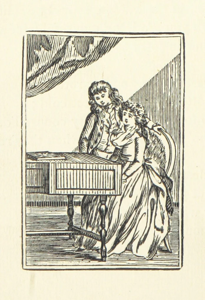 An illustration from Real Sailor-Songs. Collected and edited by J. Ashton. Two hundred illustrations. [Reproductions of broadsheets, 1891, leaf 224