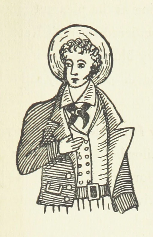 An illustration from Real Sailor-Songs. Collected and edited by J. Ashton. Two hundred illustrations. [Reproductions of broadsheets, 1891, leaf 225