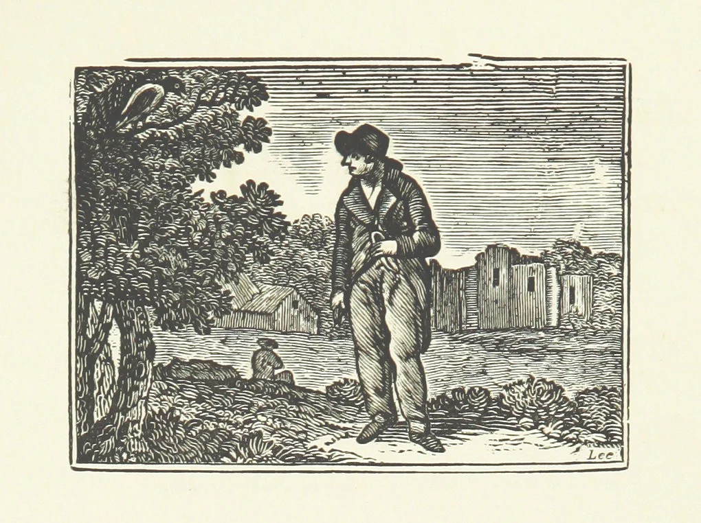 An illustration from Real Sailor-Songs. Collected and edited by J. Ashton. Two hundred illustrations. [Reproductions of broadsheets, 1891, leaf 229