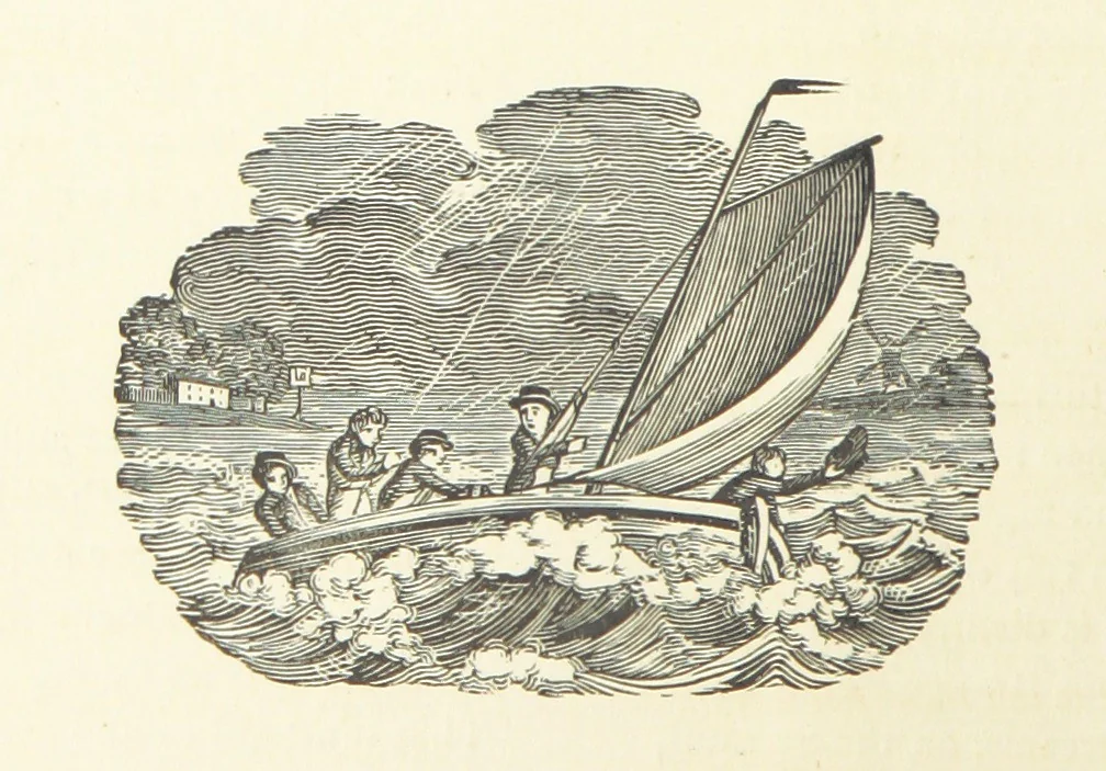 An illustration from Real Sailor-Songs. Collected and edited by J. Ashton. Two hundred illustrations. [Reproductions of broadsheets, 1891, leaf 236