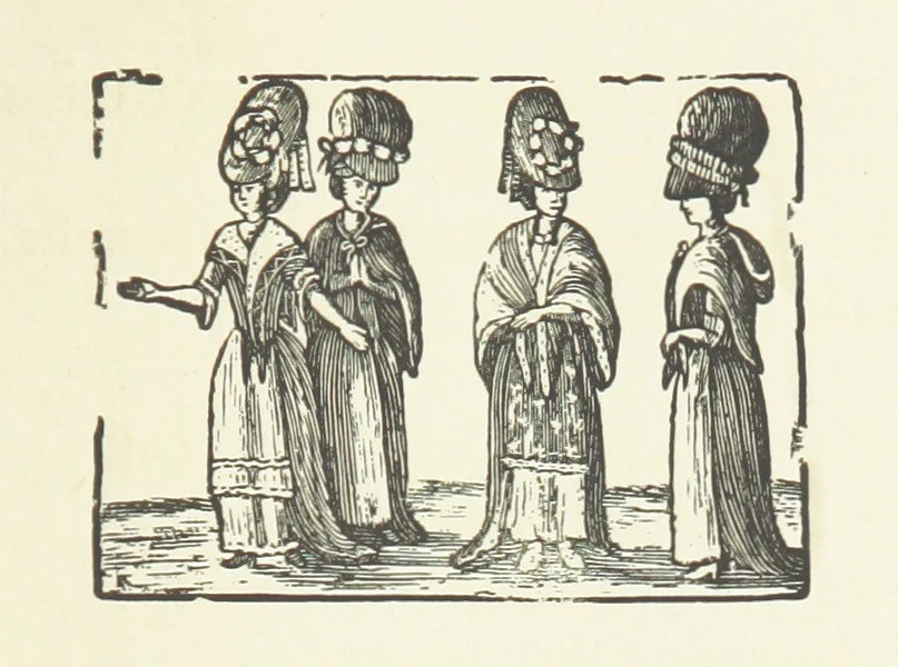 An illustration from Real Sailor-Songs. Collected and edited by J. Ashton. Two hundred illustrations. [Reproductions of broadsheets, 1891, leaf 259