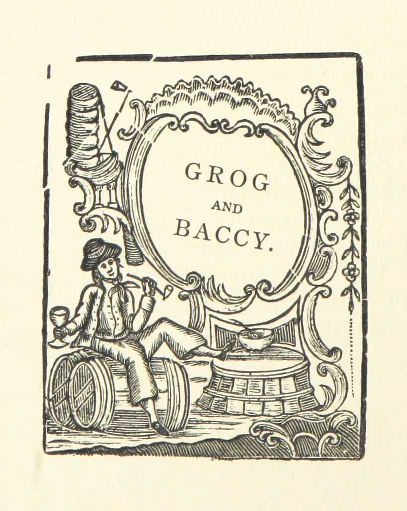 An illustration from Real Sailor-Songs. Collected and edited by J. Ashton. Two hundred illustrations. [Reproductions of broadsheets, 1891, leaf 276