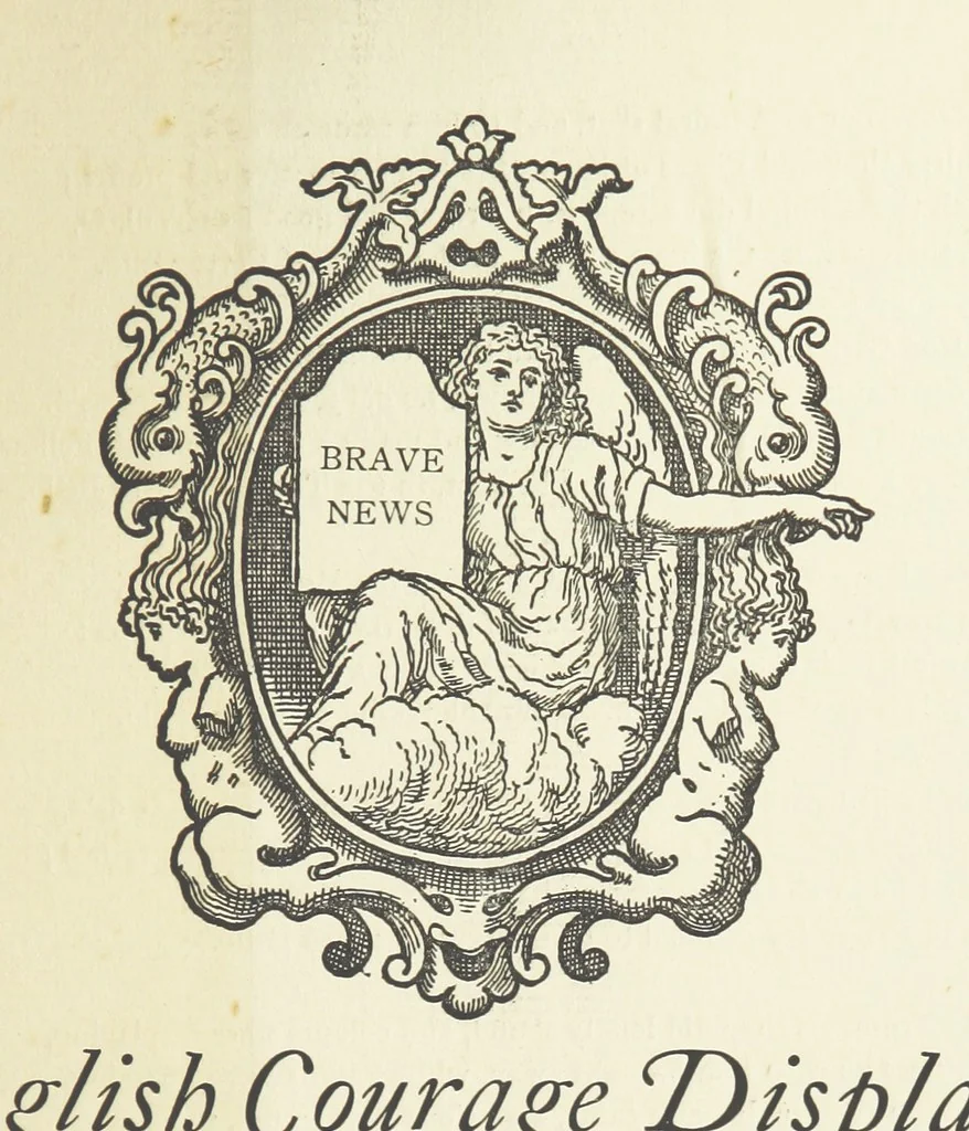 An illustration from Real Sailor-Songs. Collected and edited by J. Ashton. Two hundred illustrations. [Reproductions of broadsheets, 1891, leaf 49