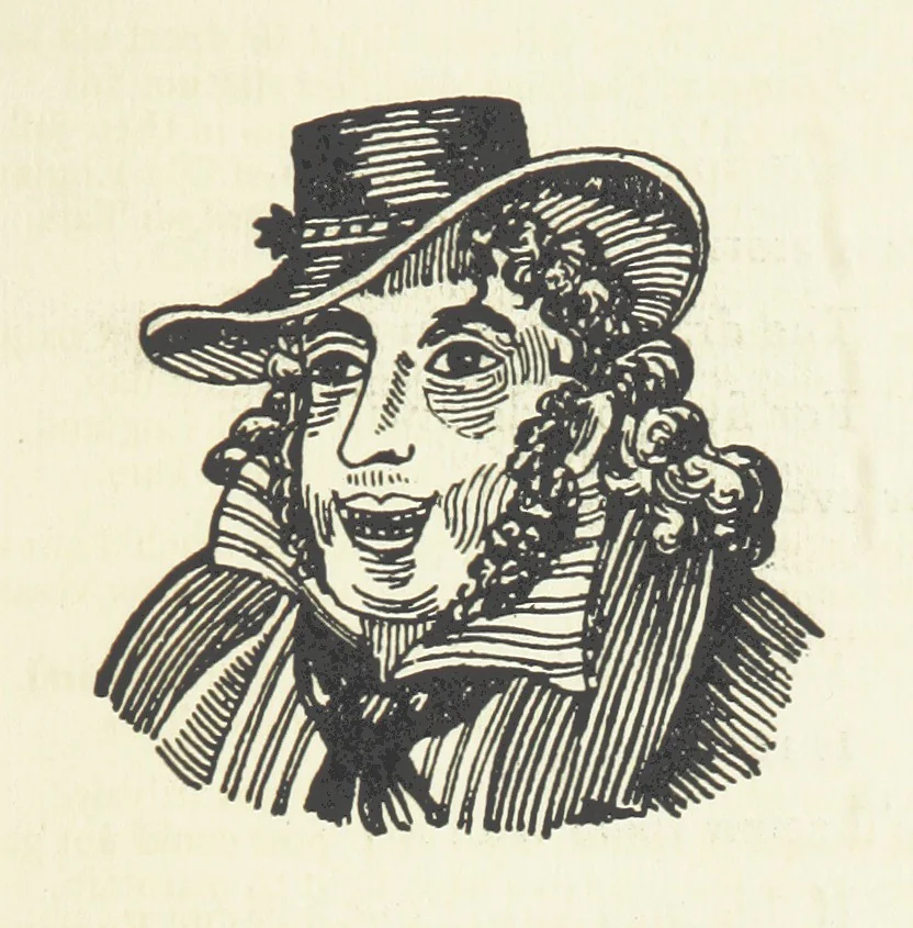 An illustration from Real Sailor-Songs. Collected and edited by J. Ashton. Two hundred illustrations. [Reproductions of broadsheets, 1891, leaf 81