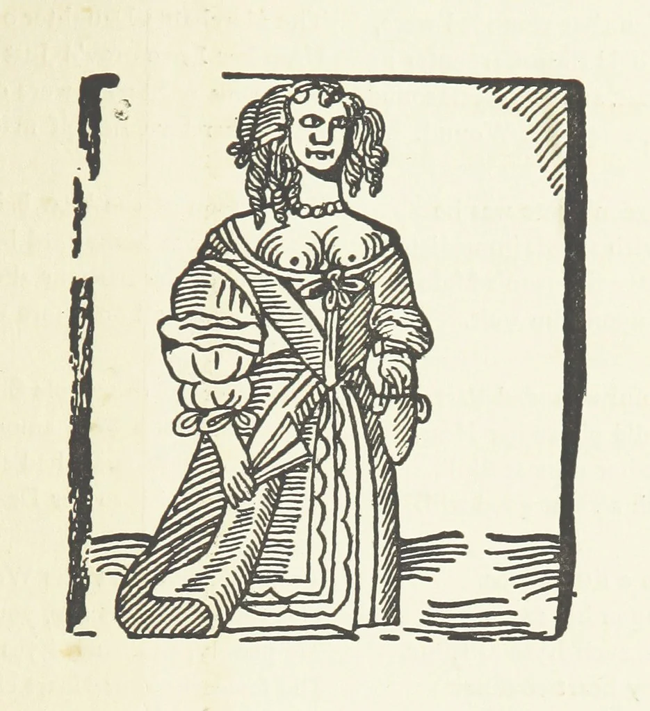 An illustration from Real Sailor-Songs. Collected and edited by J. Ashton. Two hundred illustrations. [Reproductions of broadsheets, 1891, leaf 99