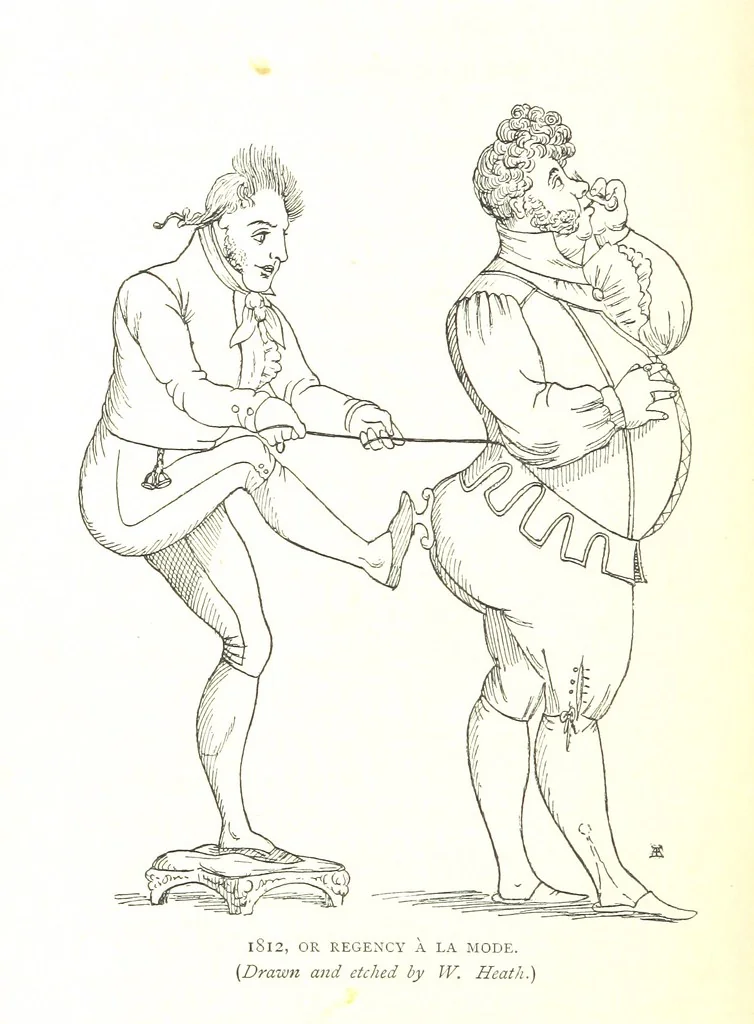 An illustration from Social England under the Regency ... With ... illustrations, 1890, leaf 112