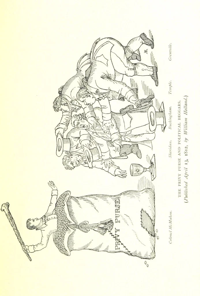 An illustration from Social England under the Regency ... With ... illustrations, 1890, leaf 121