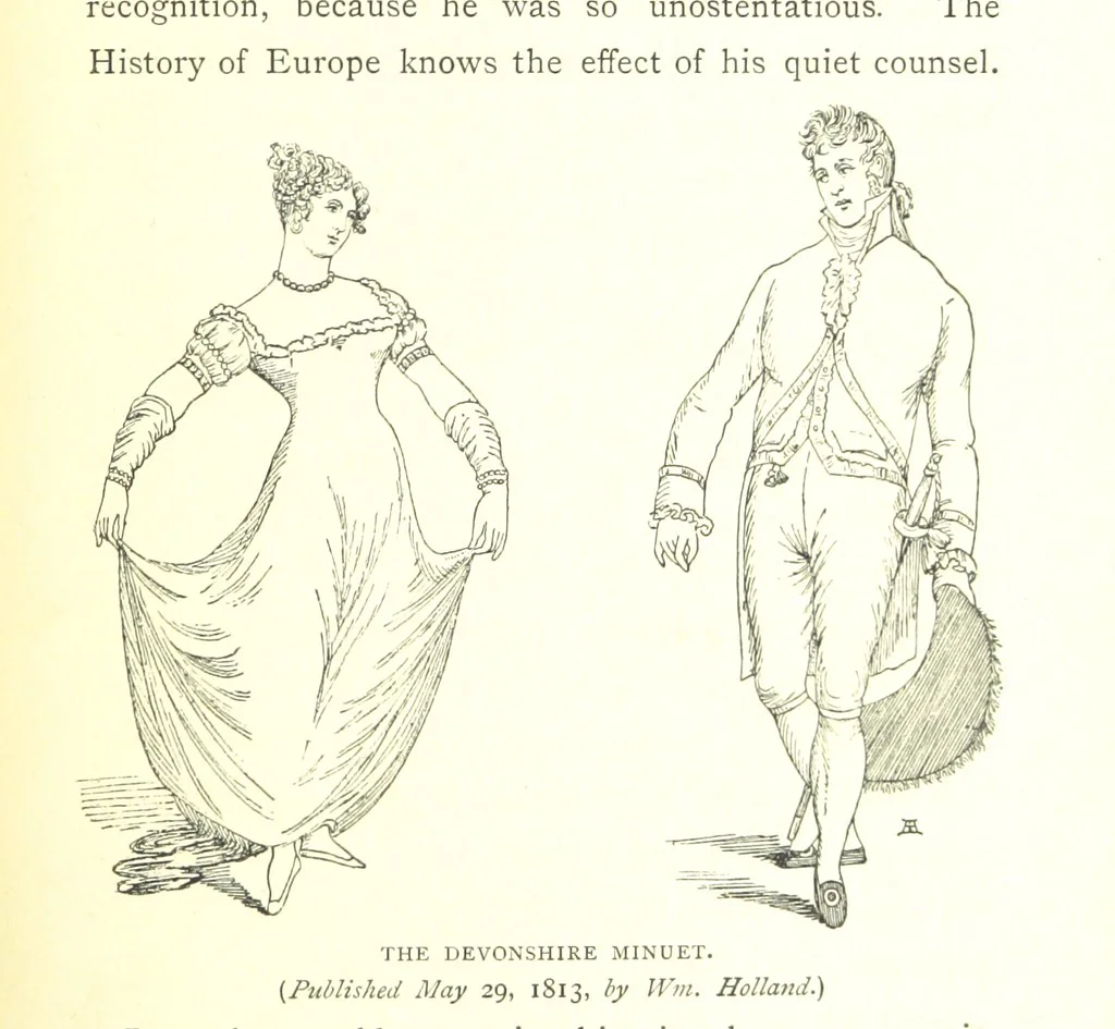 An illustration from Social England under the Regency ... With ... illustrations, 1890, leaf 329