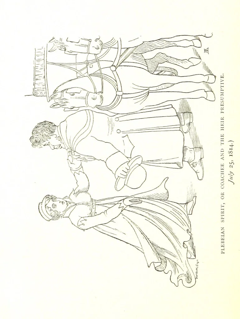 An illustration from Social England under the Regency ... With ... illustrations, 1890, leaf 338
