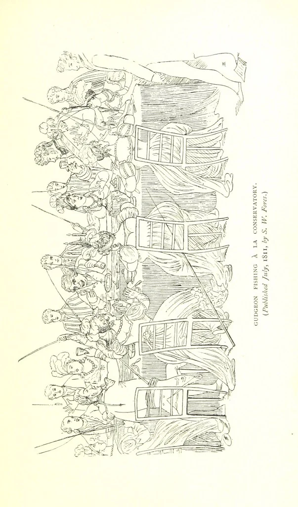 An illustration from Social England under the Regency ... With ... illustrations, 1890, leaf 75