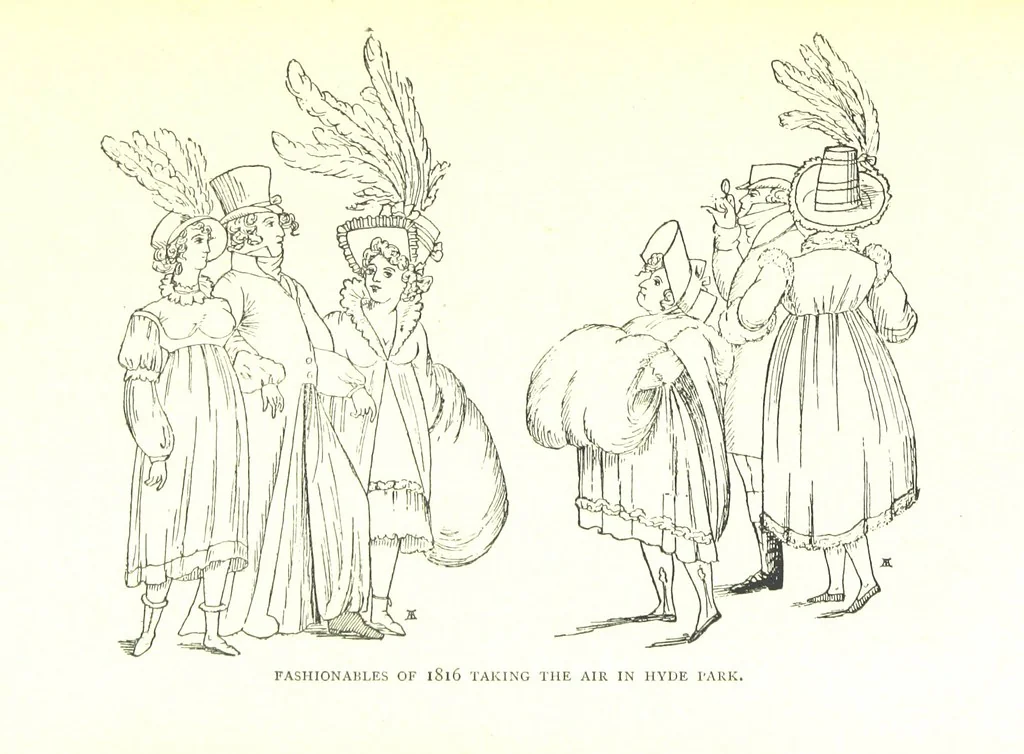 An illustration from Social England under the Regency ... With ... illustrations, 1890, leaf 297