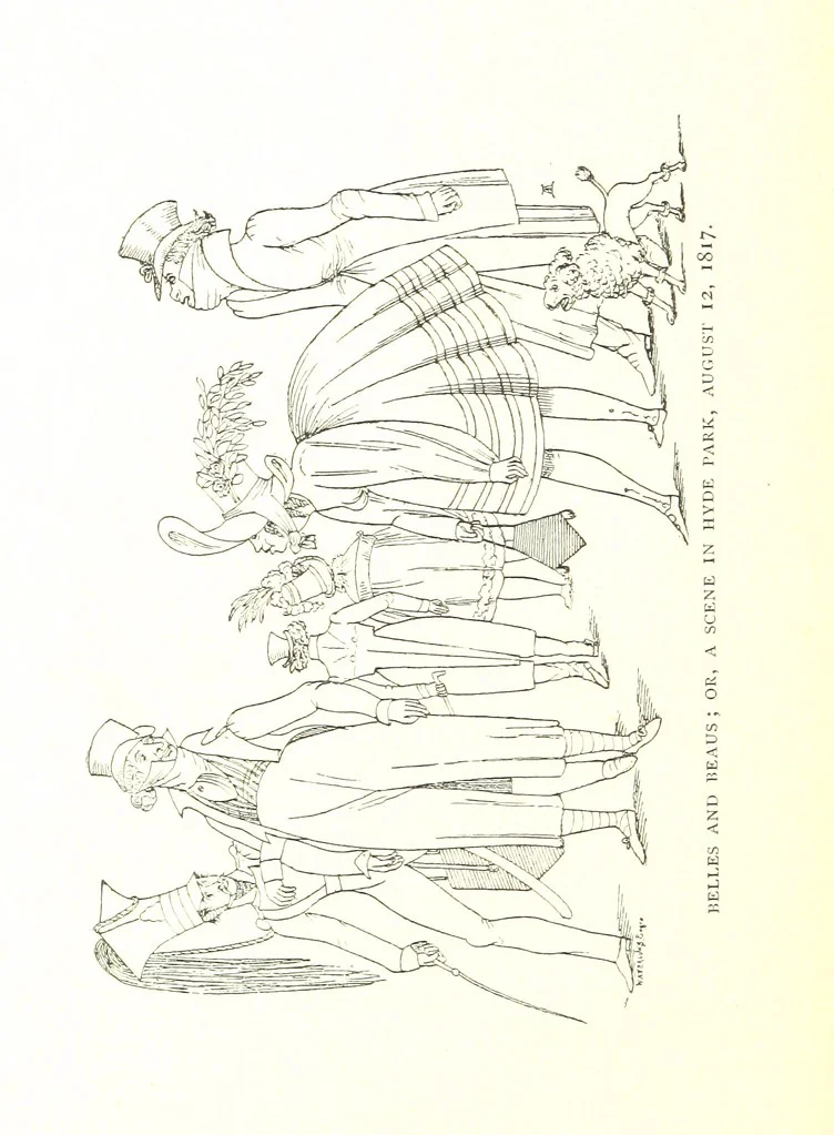 An illustration from Social England under the Regency ... With ... illustrations, 1890, leaf 300