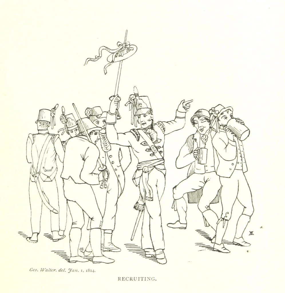An illustration from Social England under the Regency ... With ... illustrations, 1890, leaf 33