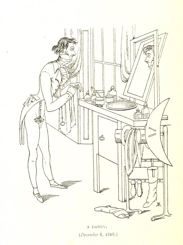 An illustration from Social England under the Regency ... With ... illustrations, 1890, leaf 334