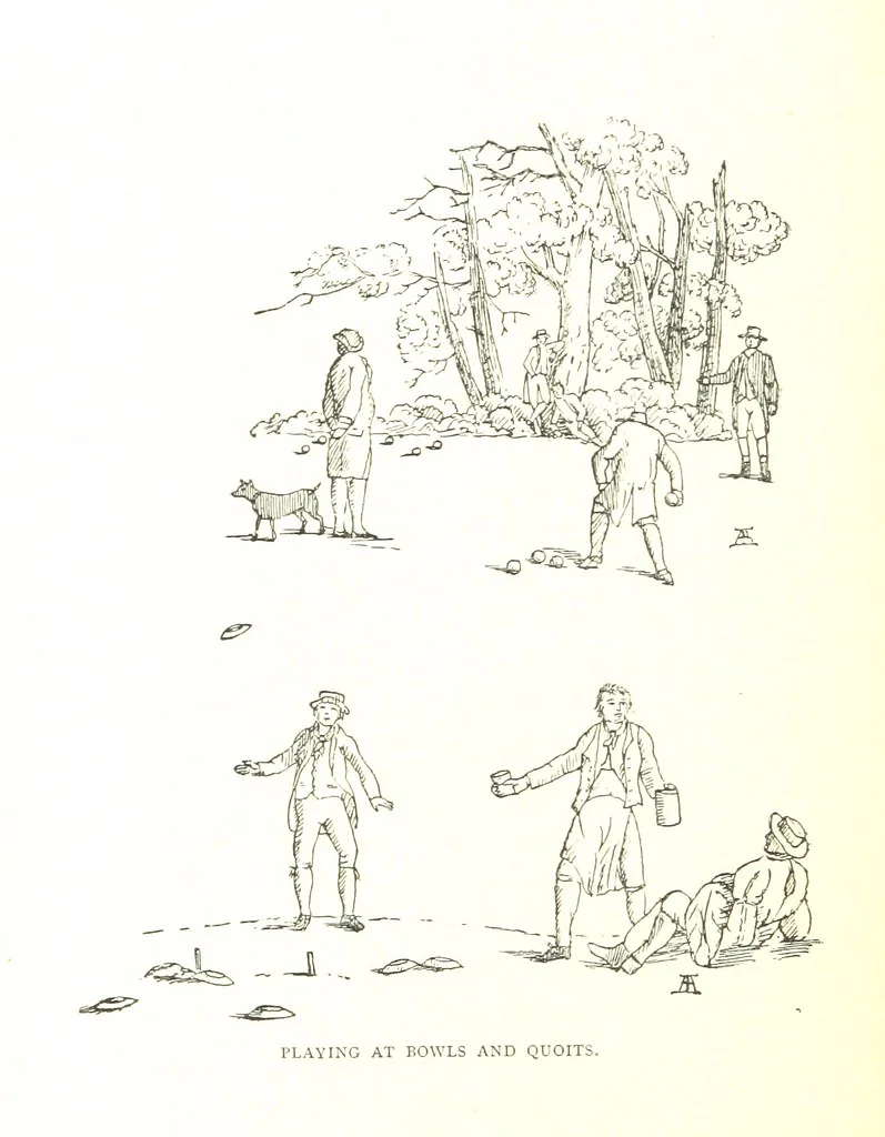 An illustration from Social England under the Regency ... With ... illustrations, 1890, leaf 342