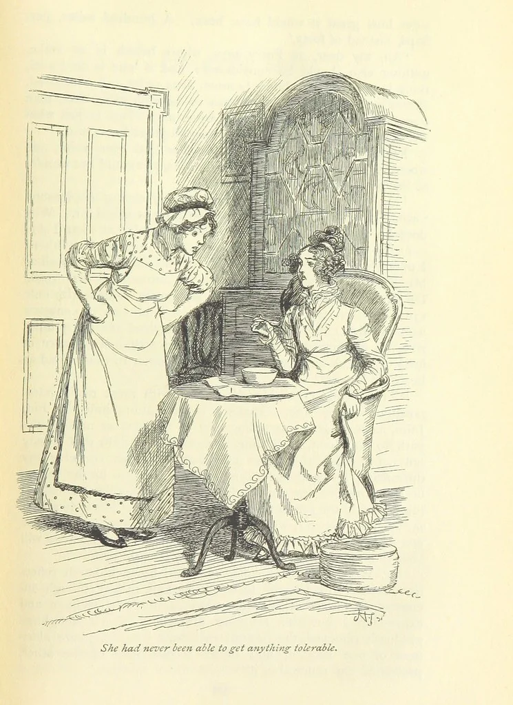 An illustration from Emma. New edition, 1896, leaf 119