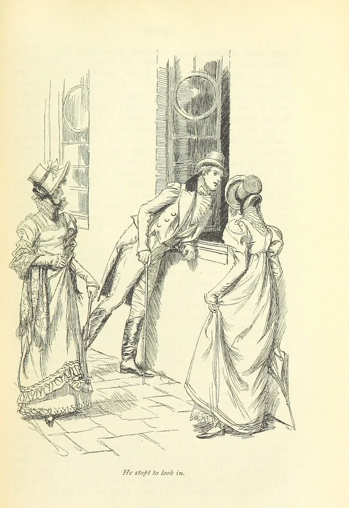 An illustration from Emma. New edition, 1896, leaf 201