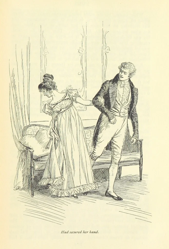 An illustration from Emma. New edition, 1896, leaf 229
