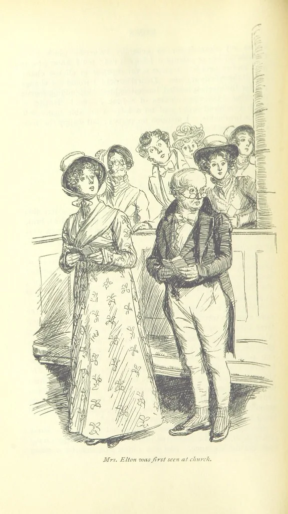 An illustration from Emma. New edition, 1896, leaf 266