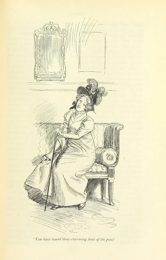 An illustration from Emma. New edition, 1896, leaf 279