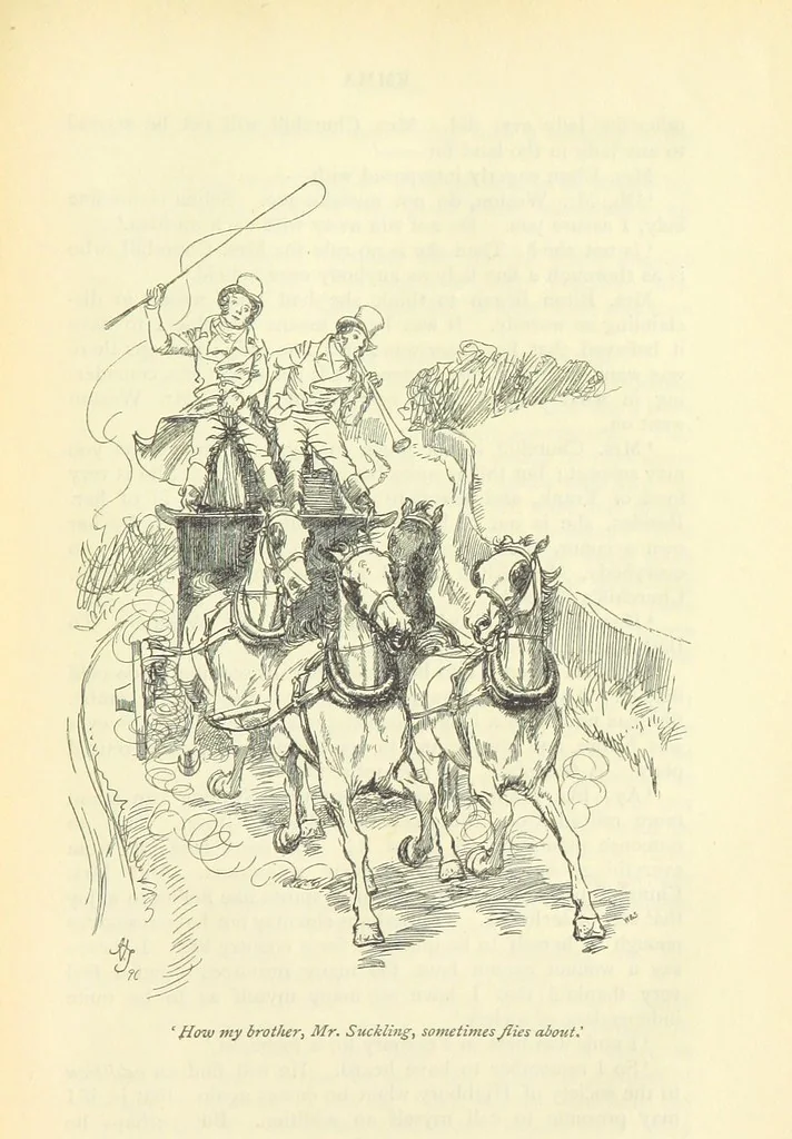 An illustration from Emma. New edition, 1896, leaf 301