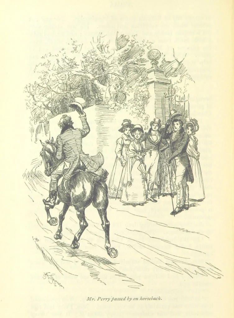 An illustration from Emma. New edition, 1896, leaf 336