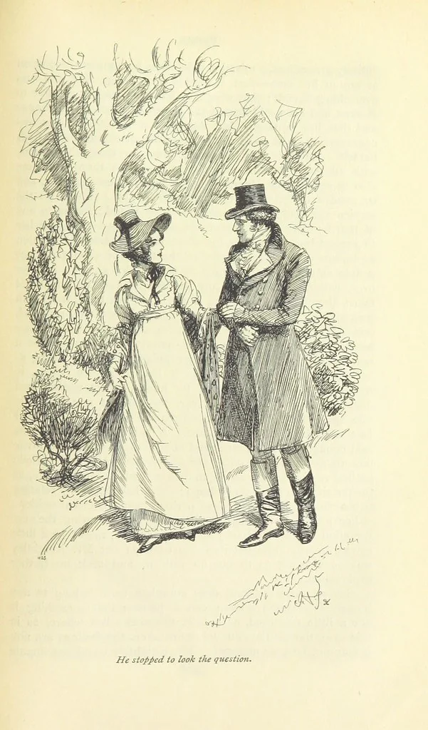 An illustration from Emma. New edition, 1896, leaf 413