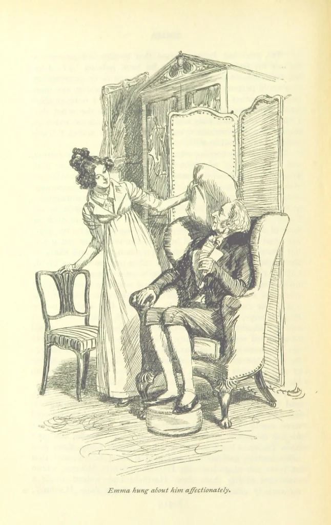 An illustration from Emma. New edition, 1896, leaf 446