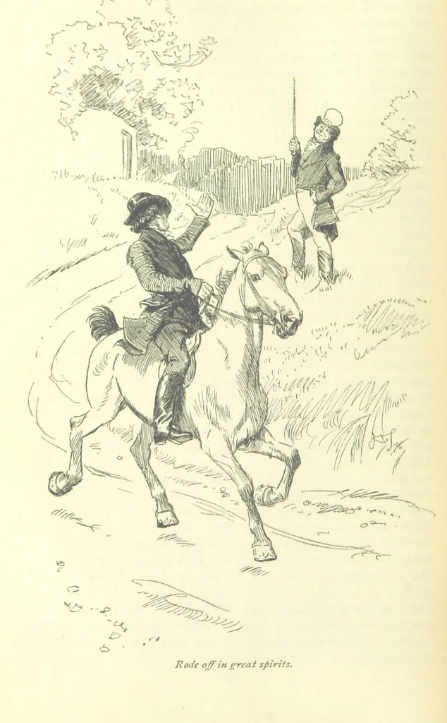 An illustration from Emma. New edition, 1896, leaf 84