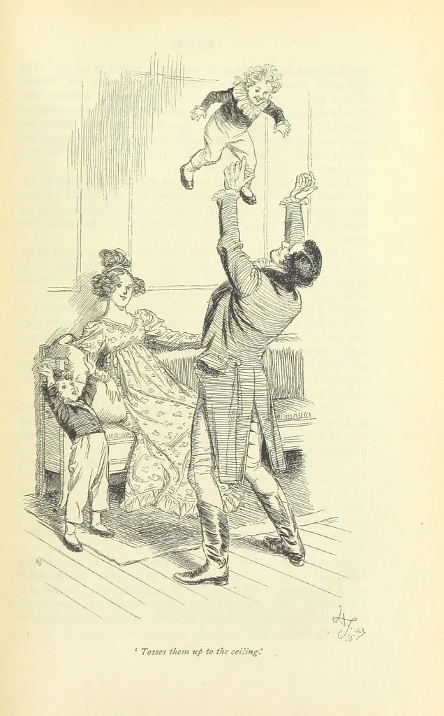 An illustration from Emma. New edition, 1896, leaf 97