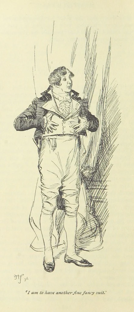 An illustration from Mansfield Park: a novel, 1897, leaf 150