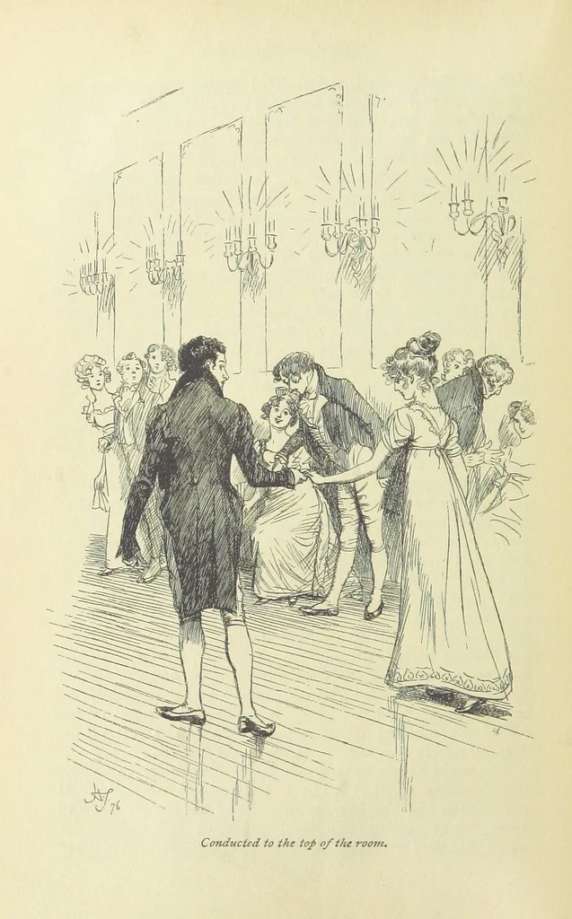 An illustration from Mansfield Park: a novel, 1897, leaf 274